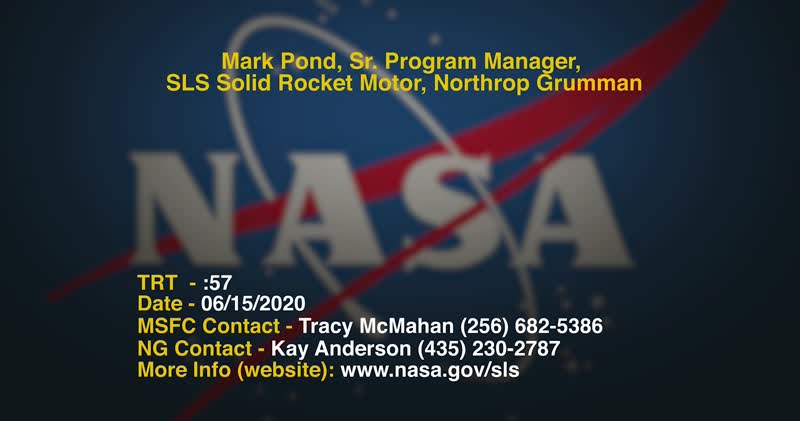 Northrop Grumman Manager Discuss Arrival of SLS Rocket Motors to KSC_Mark Pond